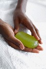 african american woman bar soap