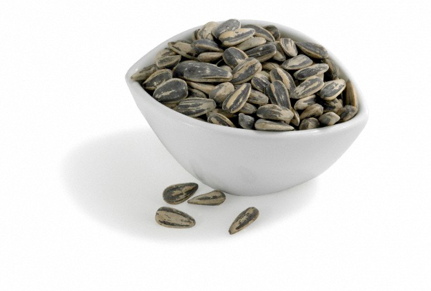 A bowl of sunflower seeds