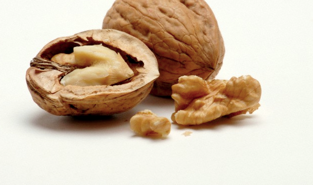 Cracked walnuts