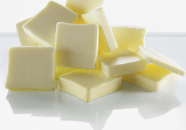 A pile of butter pats