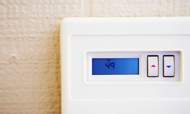 The control panel for an ac unit