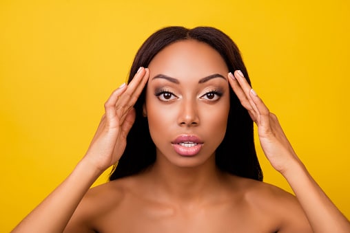 Perfection is a hard work! Pampering, pimple, wrinkle, clear and clean, oily, dry skin concept. 