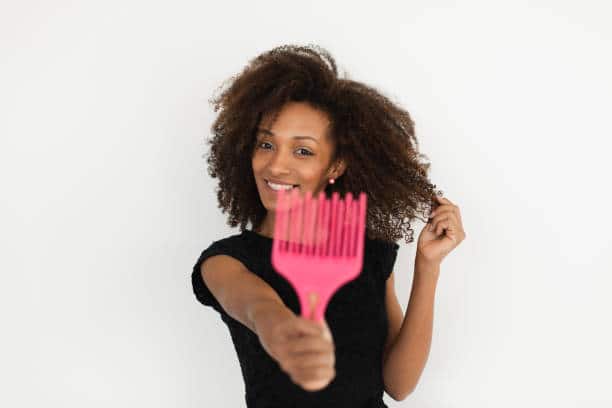 detangling natural hair