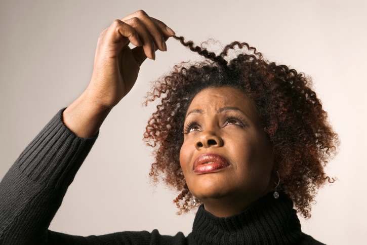 why do black women's hair fall out