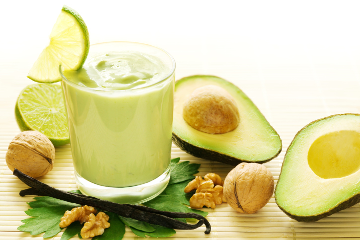 Avocado vanilla smoothie