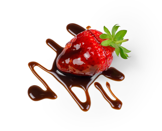 strawberry with chocolate