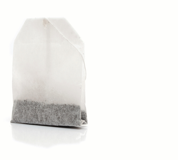 teabag isolated on white