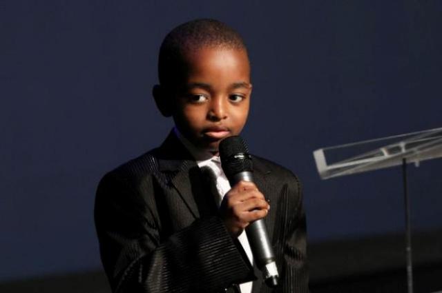 Joshua Beckford speaking