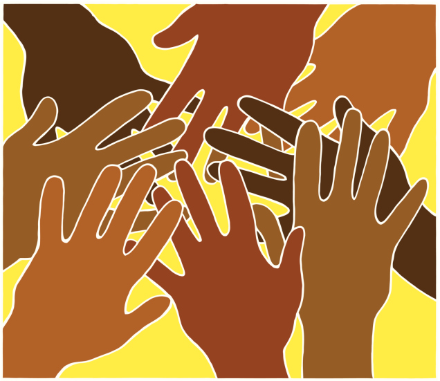 different sets of hands