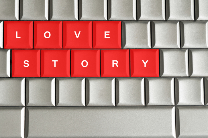 online dating computer keyboard