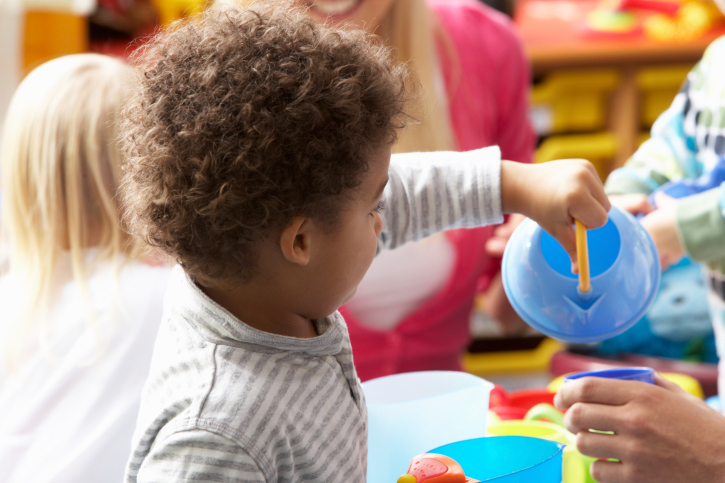 child in daycare