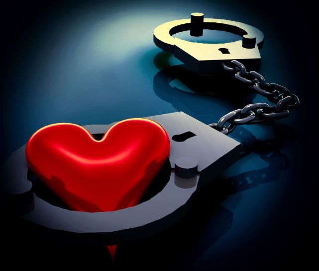 heart in handcuffs