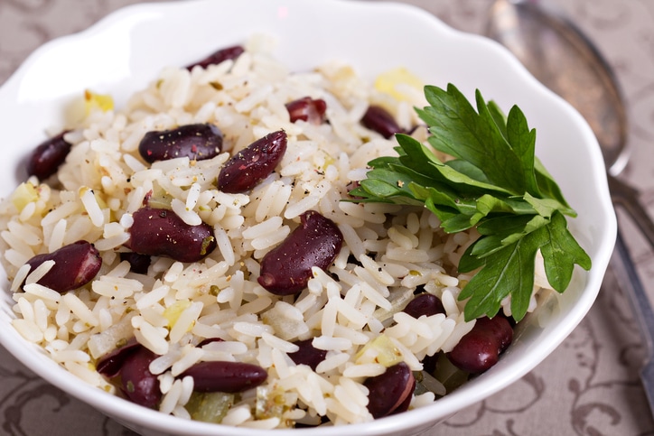 Rice with red beans