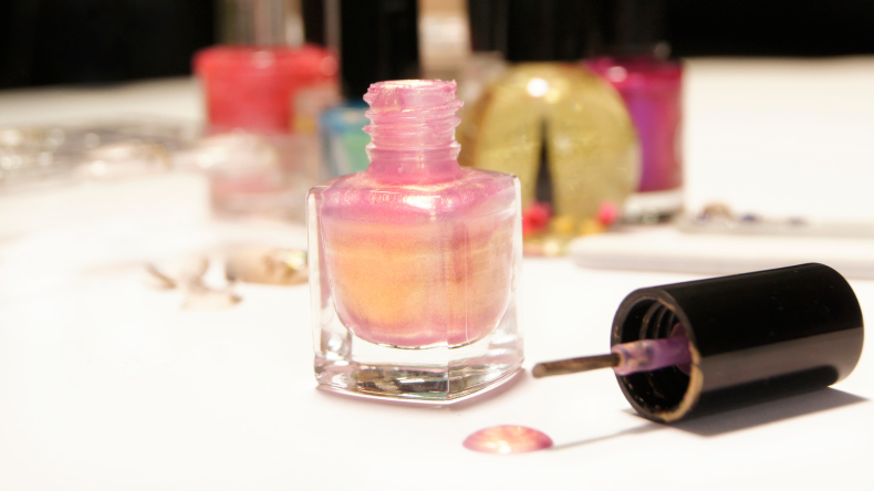 nail polish close up