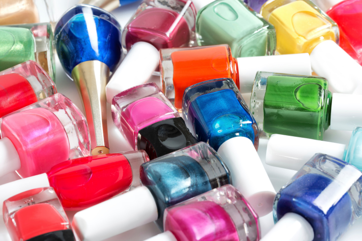 Rainbow of Nail Polish