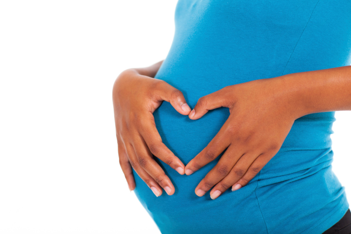 pregnant african american woman