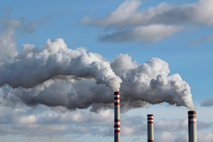 air pollution in sky