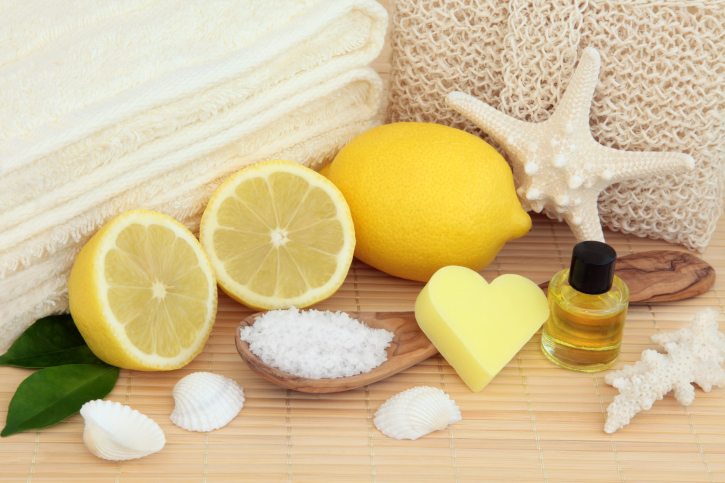 lemon body scrub