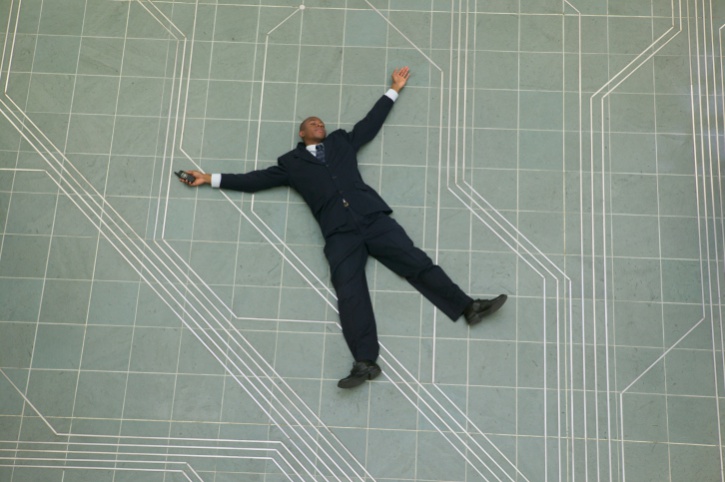 African American man faint