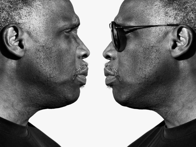 man twin reflection