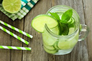 Lime water. 