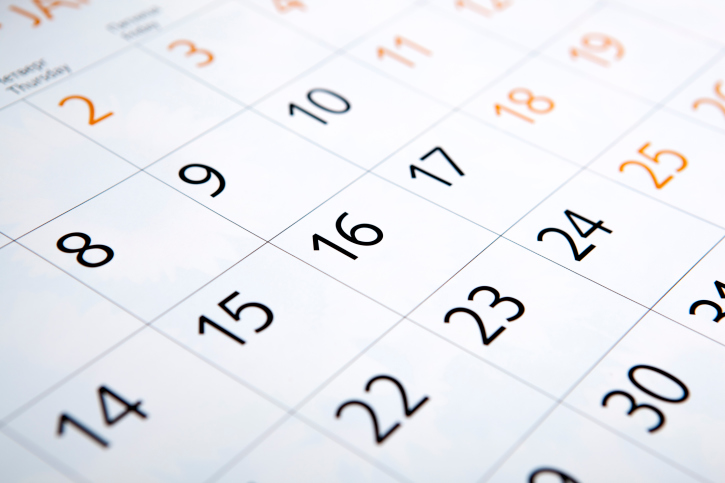 desk calendar