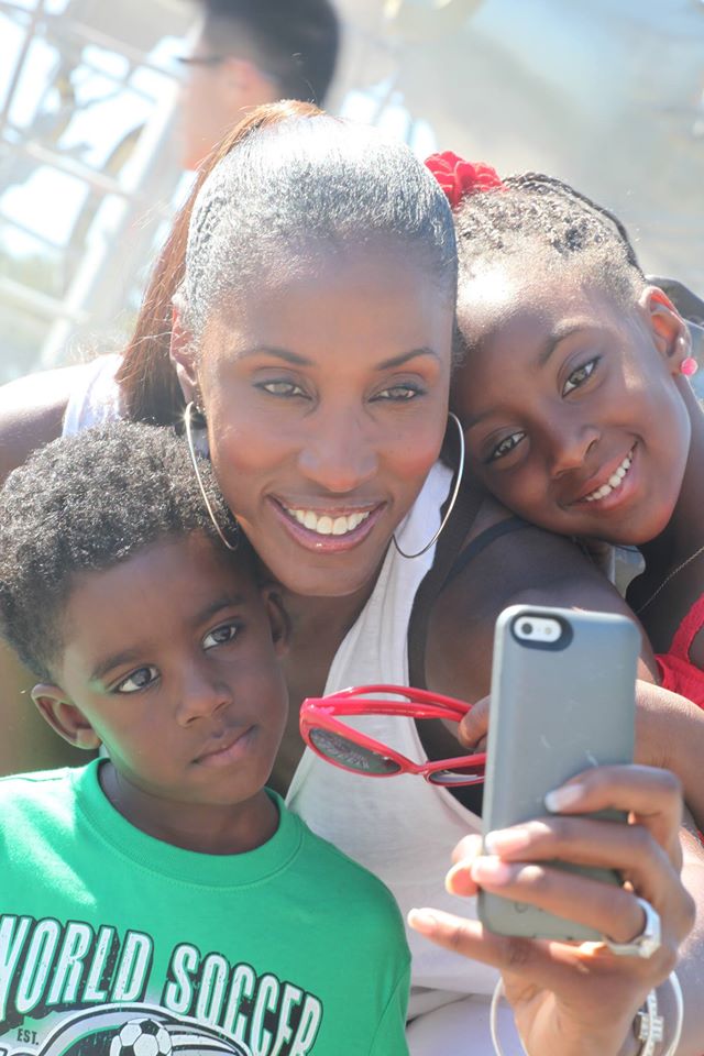 lisa leslie and children