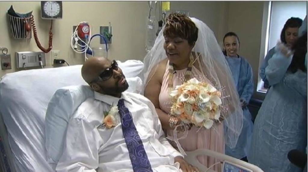 man wedding cancer
