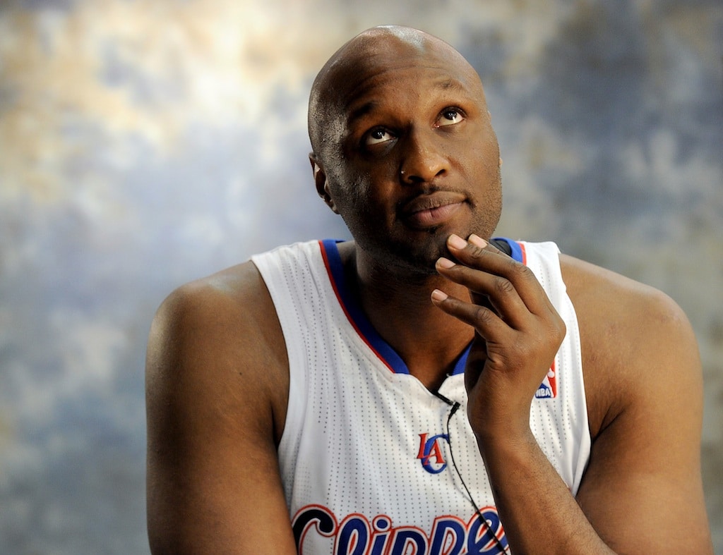 Sept. 28, 2012, 2012; Los Angeles, CA, USA; Los Angeles Clippers power forward Lamar Odom (7) during media day at the Playa Vista Training Center. Mandatory Credit: Jayne Kamin-Oncea-US PRESSWIRE