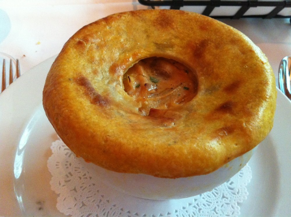 smoked chicken pot pie
