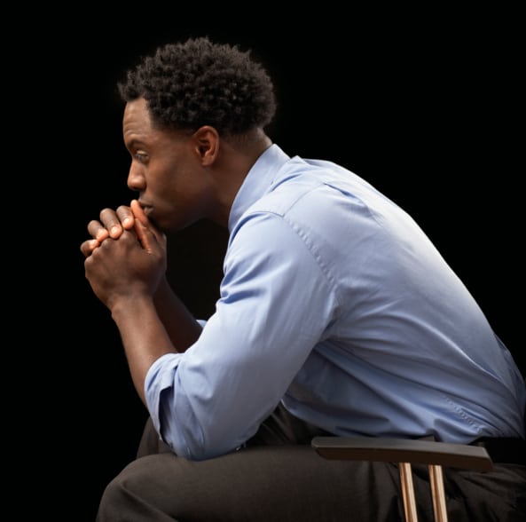 African American Black Serious Businessman
