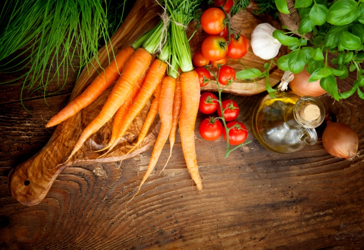 assorted fresh vegetables