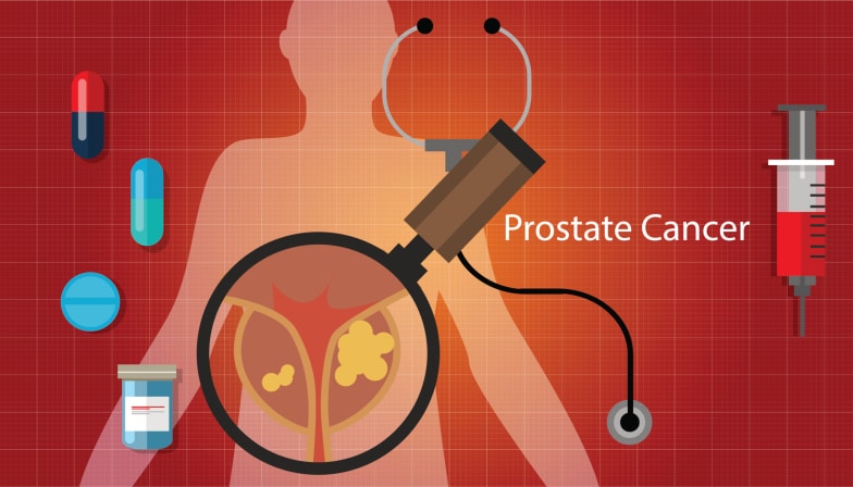 prostate cancer health medical illustration medication cure