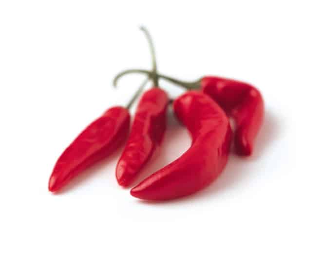hot peppers