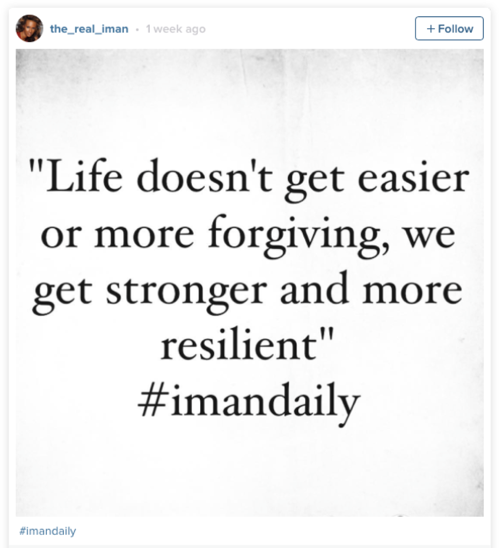 iman instagram