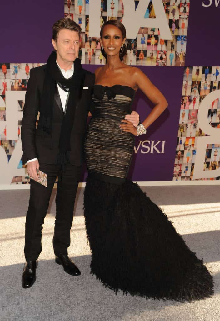 NEW YORK - JUNE 07: Musician David Bowie and model Iman attend the 2010 CFDA Fashion Awards at Alice Tully Hall at Lincoln Center on June 7, 2010 in New York City. (Photo by Andrew H. Walker/Getty Images)