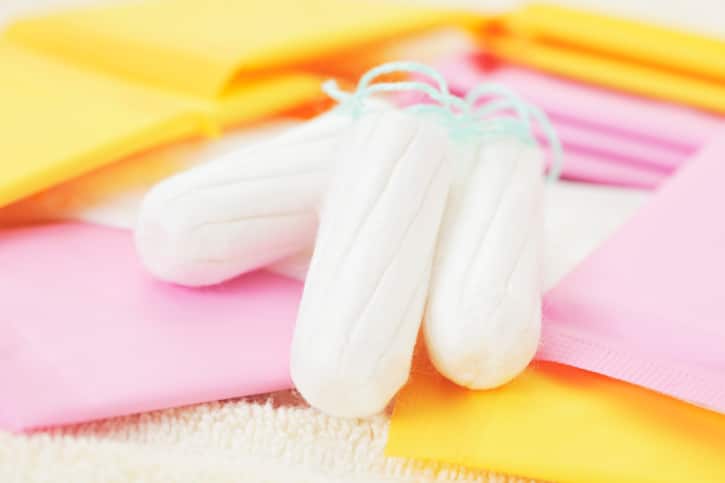 tampons and pads