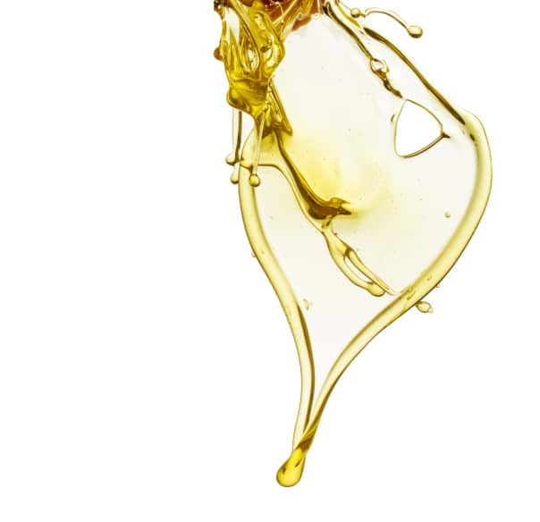 oil splash white background