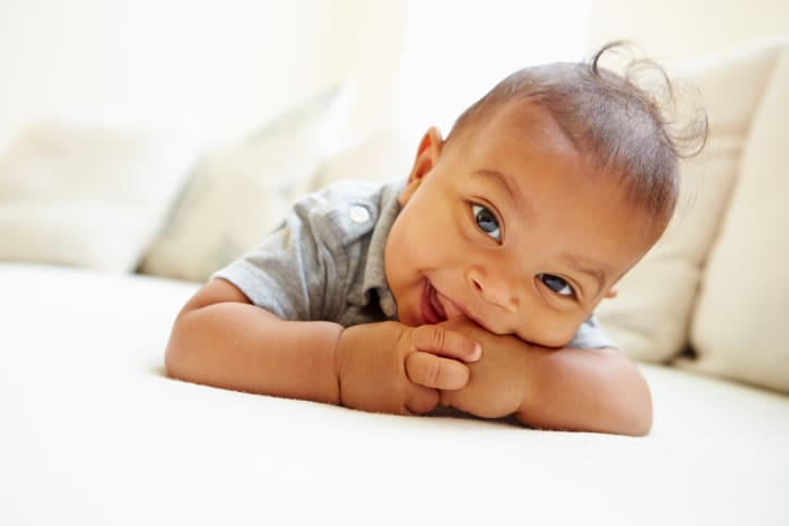 African American baby boy