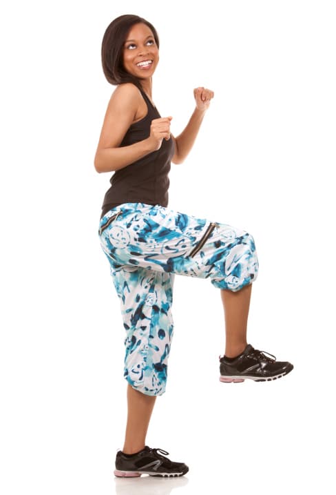 African American woman Zumba