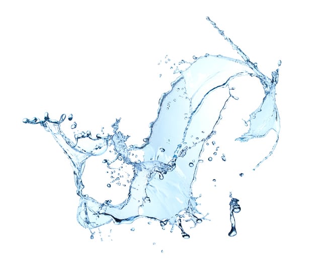 splash of water