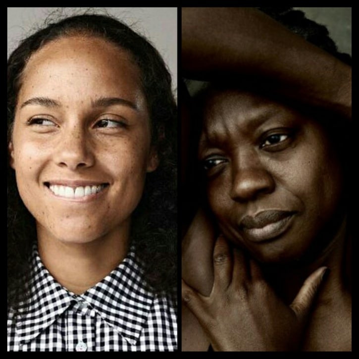 Alicia Keys and Viola Davis