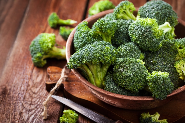 Raw broccoli