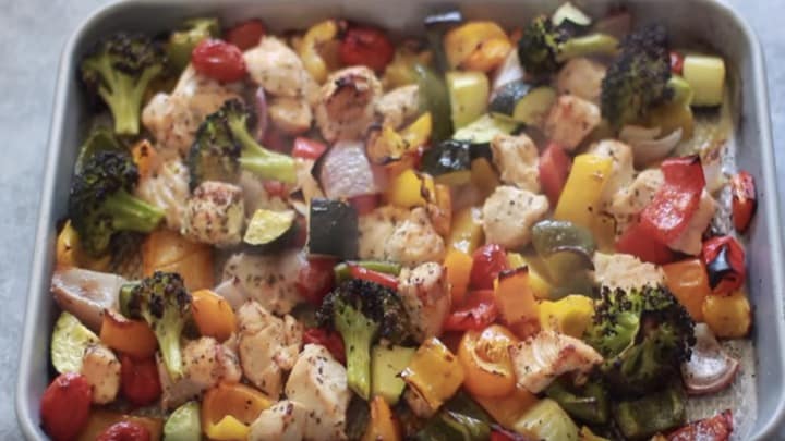 chicken and veggies
