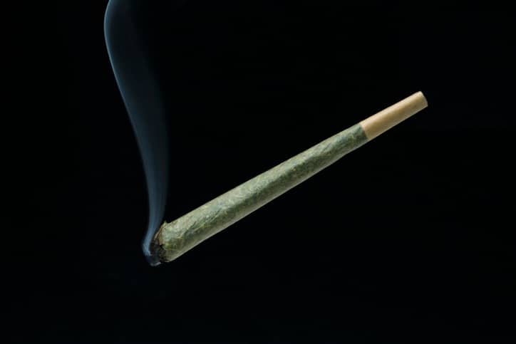 Smoking marijuana