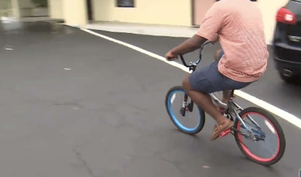 homeless teen bike