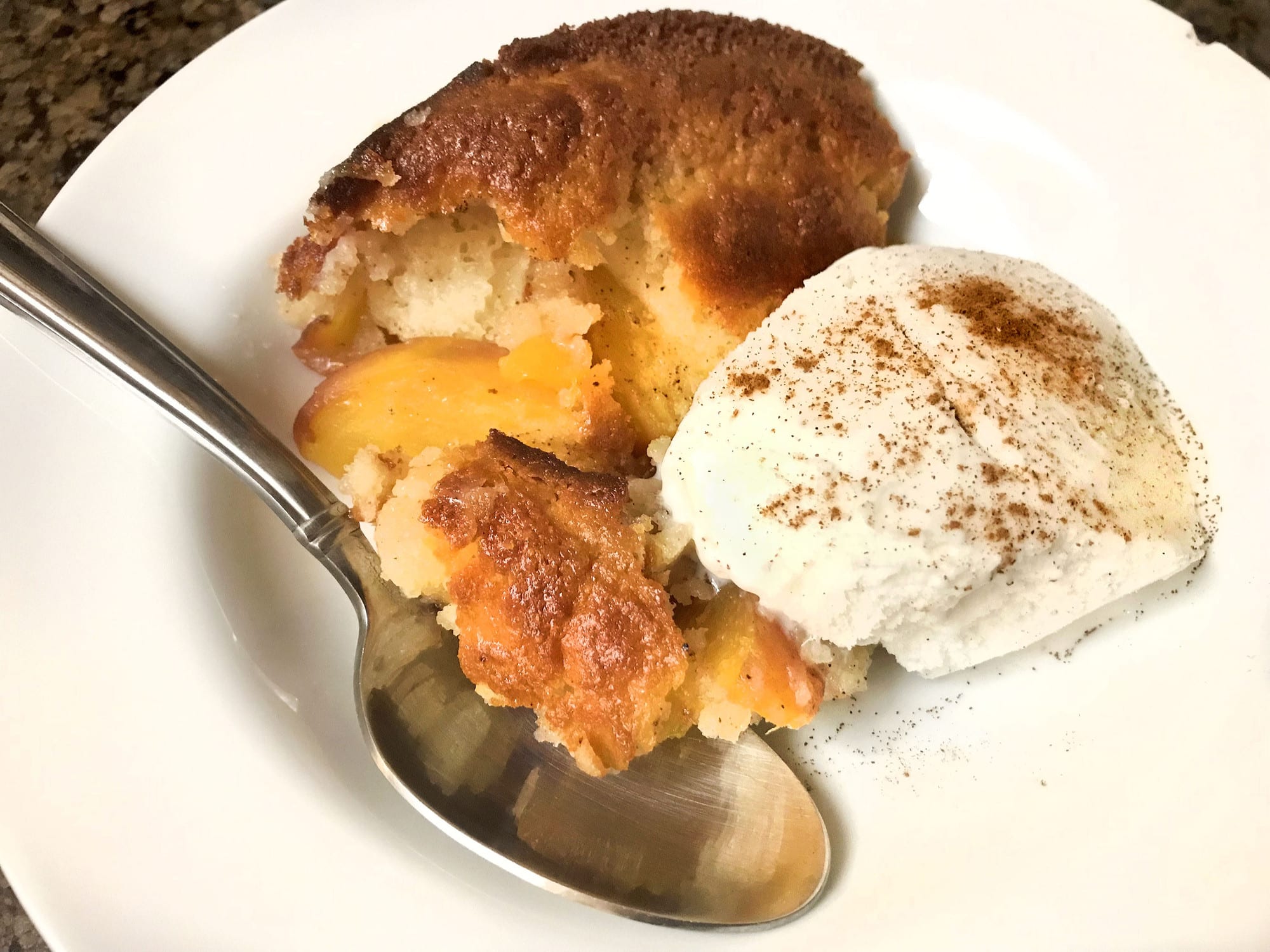 peach cobbler