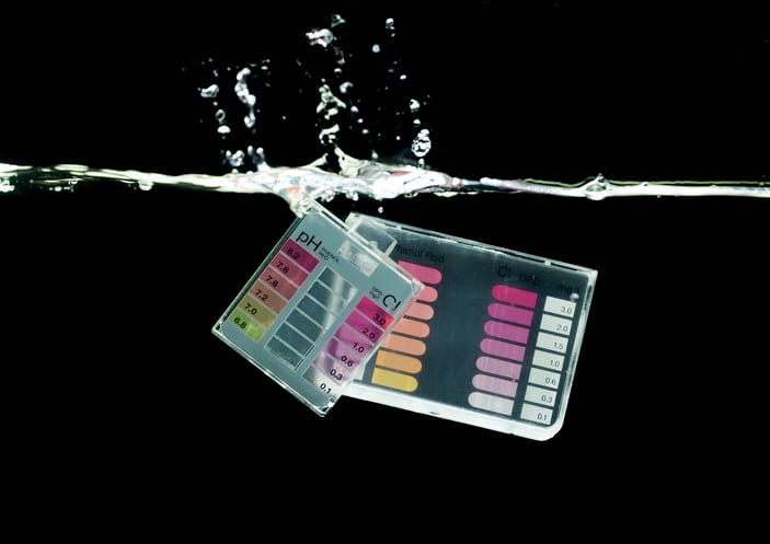 Water pH testing