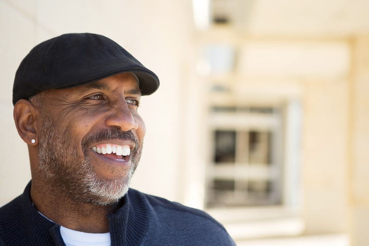 African American Man Smiling