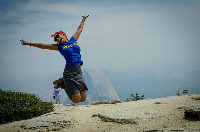 African American woman hiking GirlTrek